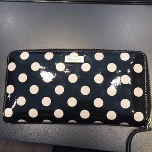 Kate Spade polka dot wallet